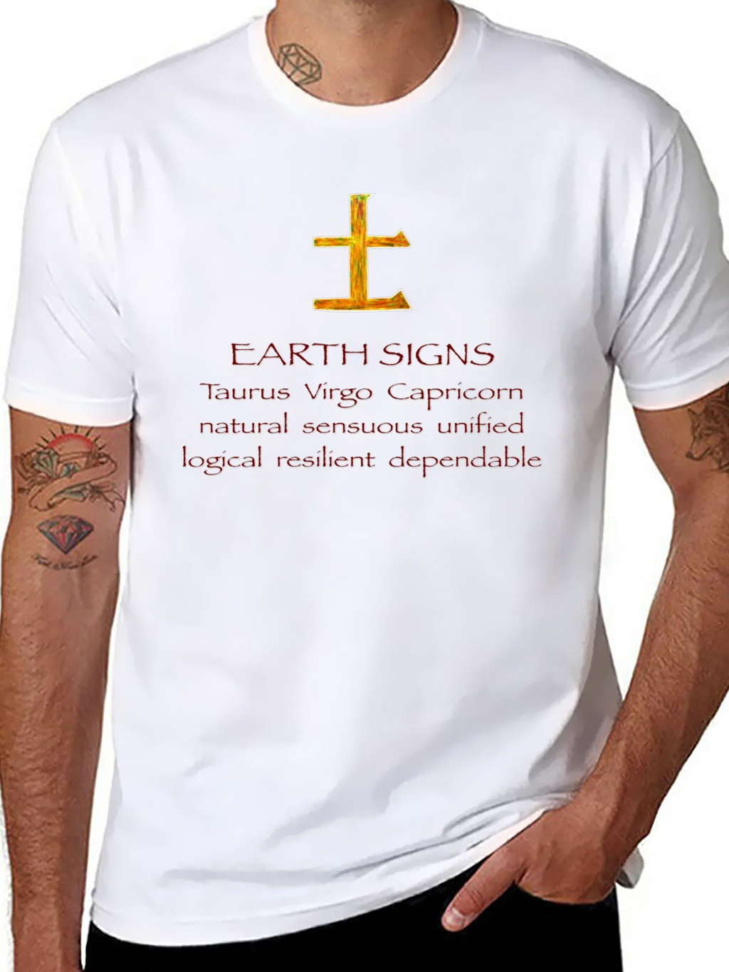 Earth Signs Zodiac T-Shirt product image 7