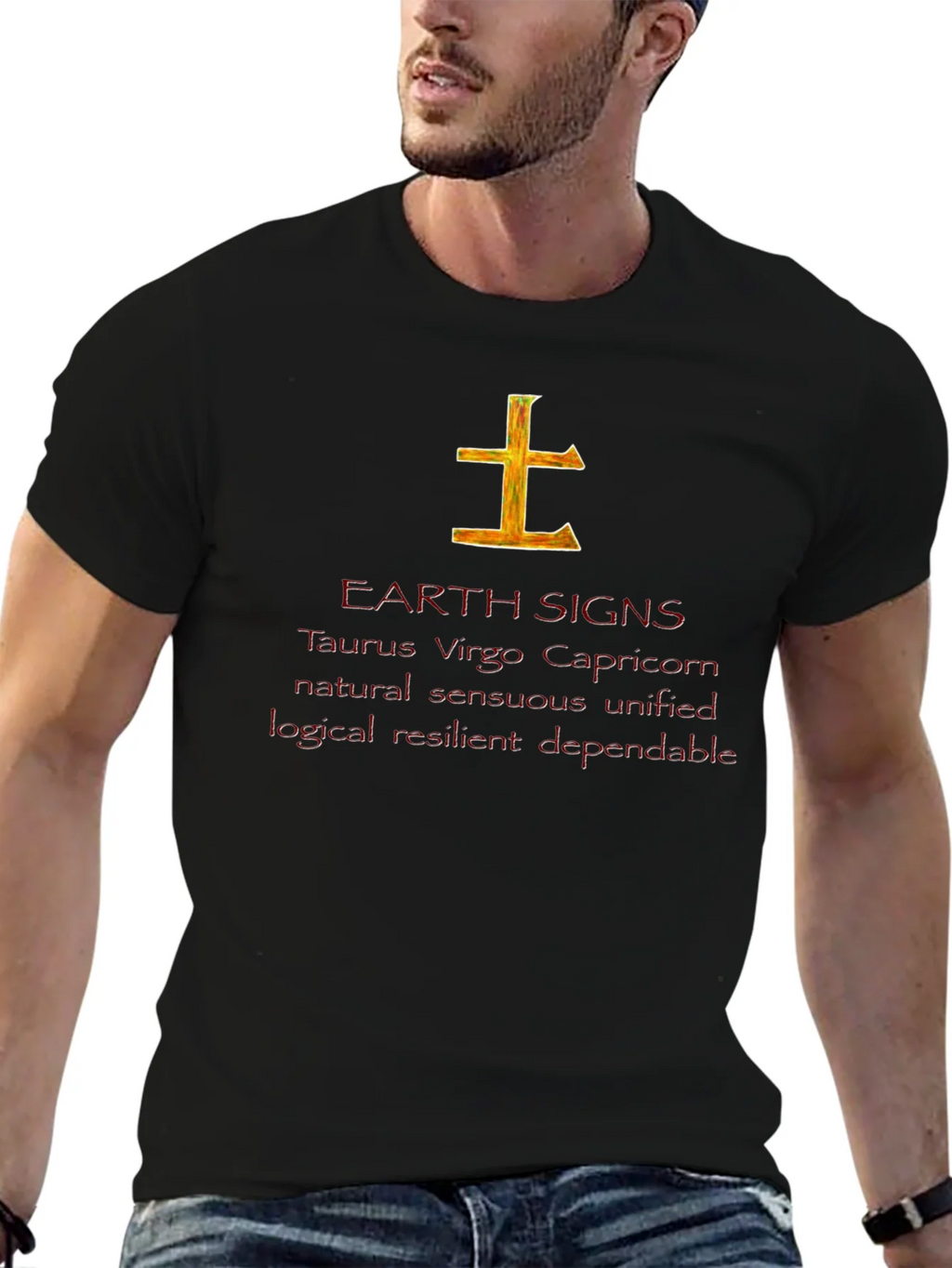 Earth Signs Zodiac T-Shirt product image 6