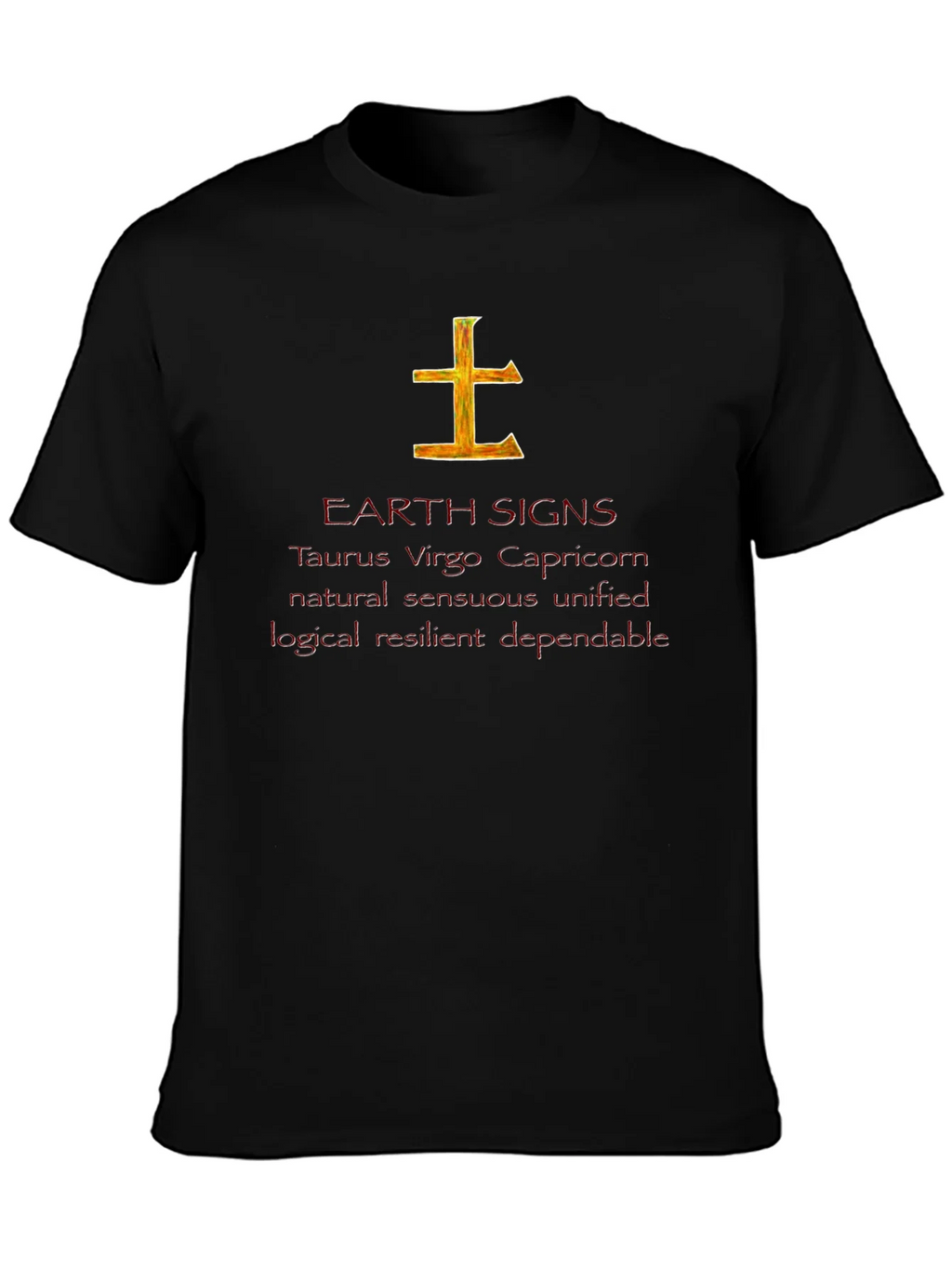 Earth Signs Zodiac T-Shirt product image 3