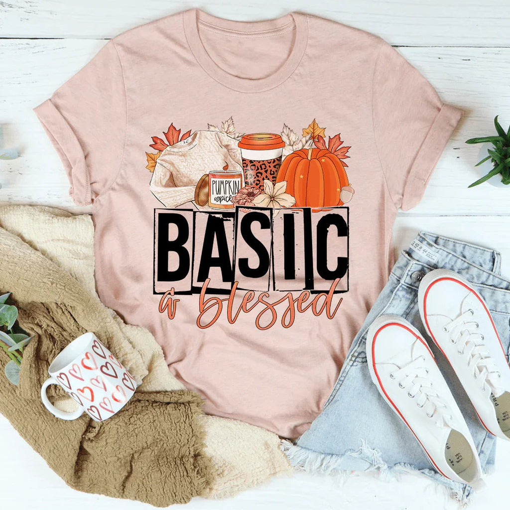 Faith Gratitude Inspirational Graphic Tee – \"Basic & product image 1