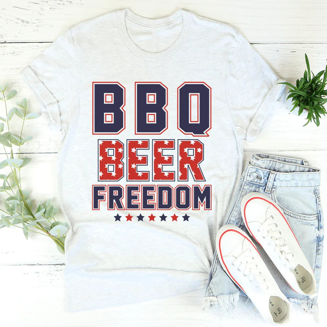 BBQ Beer Freedom Tee product image 1