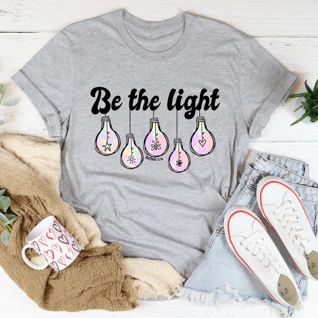 Be The Light Matthew 5:14 Graphic T-Shirt – Inspirational product image 2