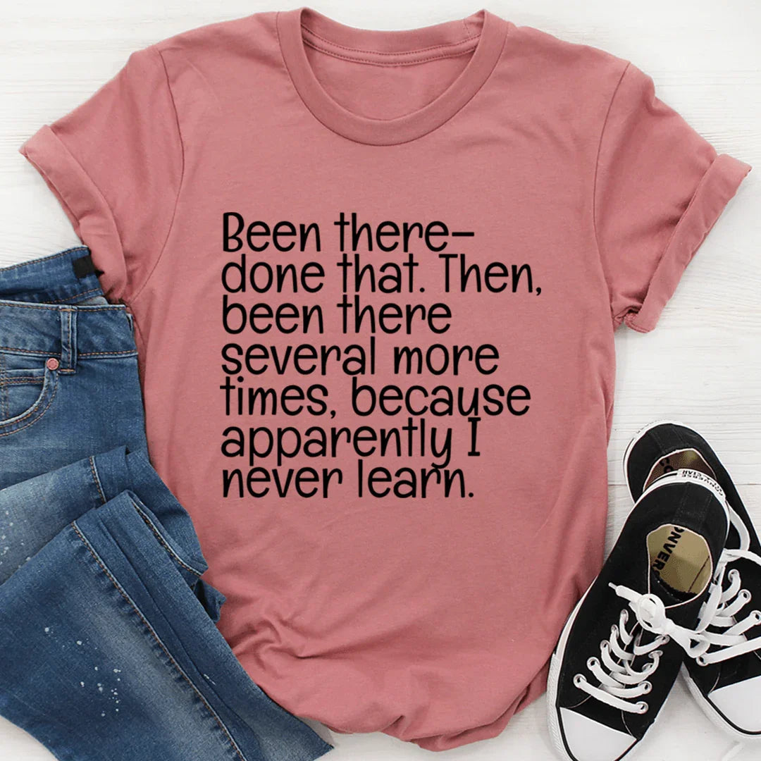 "Been There Done That" – Sarcastic Attitude Crewneck Tee product image 4