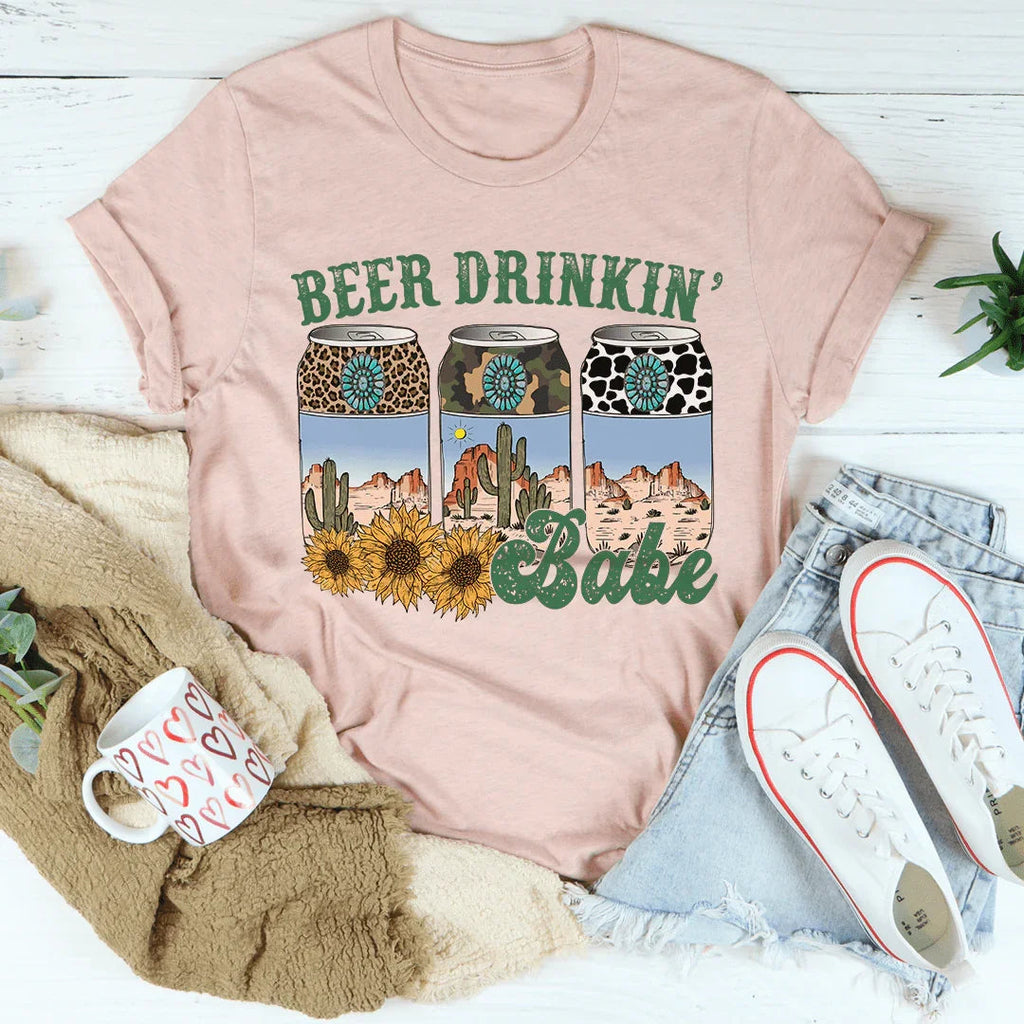 Beer Drinking Babe Tee product image 2