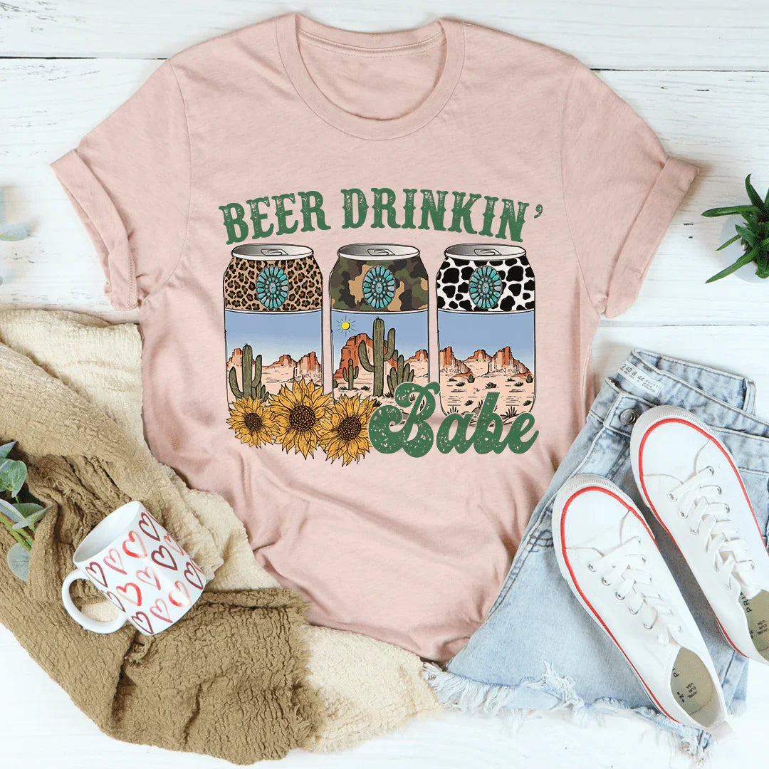 Beer Drinking Babe Tee product image 2