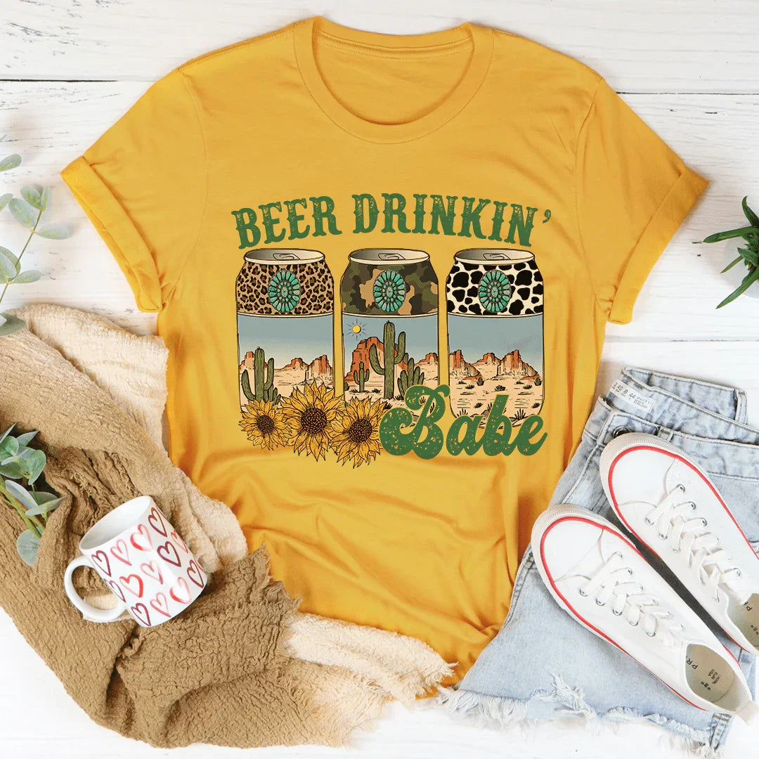 Beer Drinking Babe Tee product image 4