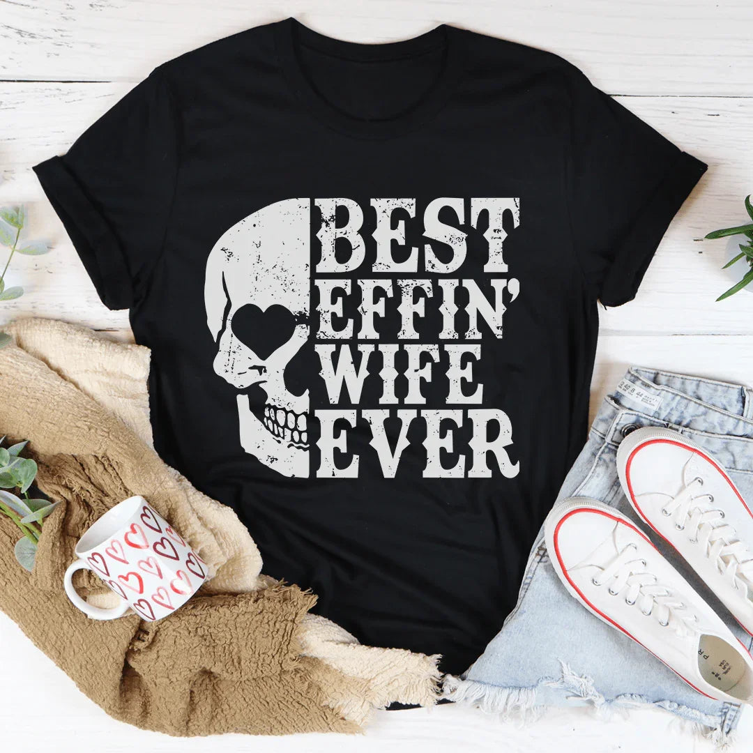 Best Wife Ever Skull Tee product image 1