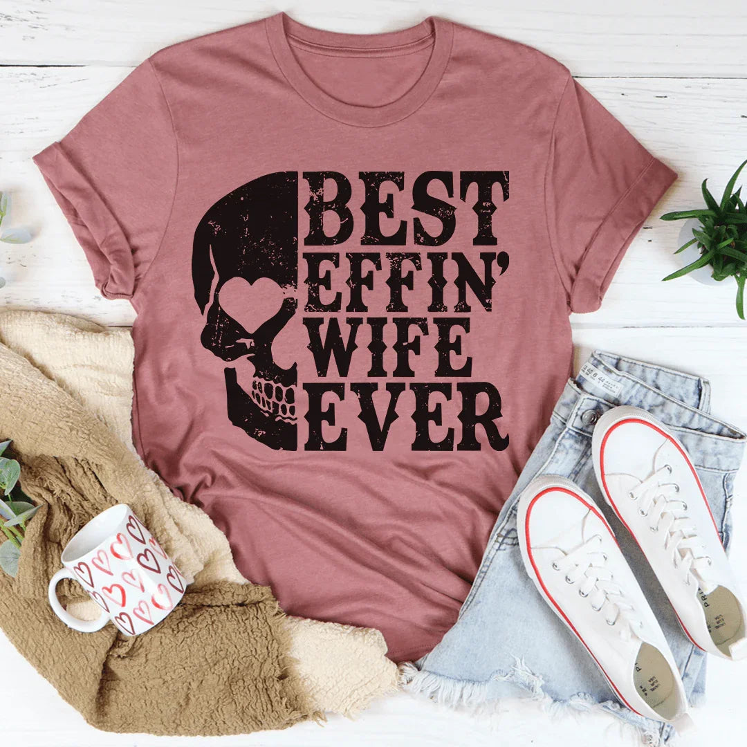 Best Wife Ever Skull Tee product image 3