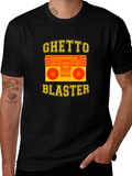 Ghetto Blaster Graphic Tee - Retro Boombox Design product image 1