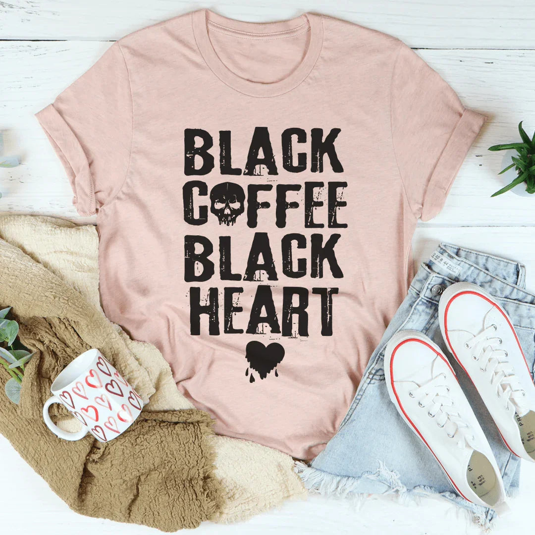Black Coffee Heart Tee product image 4
