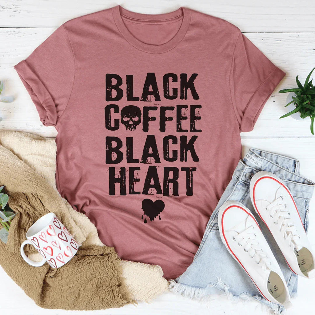 Black Coffee Heart Tee product image 3