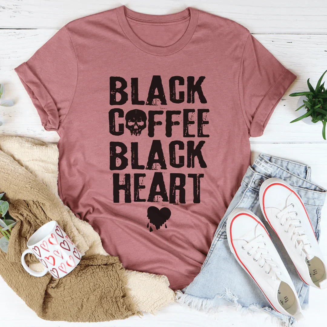 Black Coffee Heart Tee product image 3