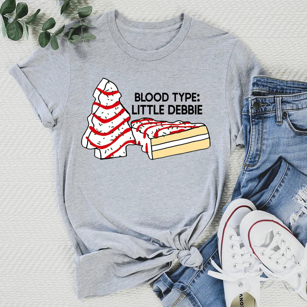 Sweet Tooth Snack Graphic Shirt – Blood Type: Little Debbie product image 1