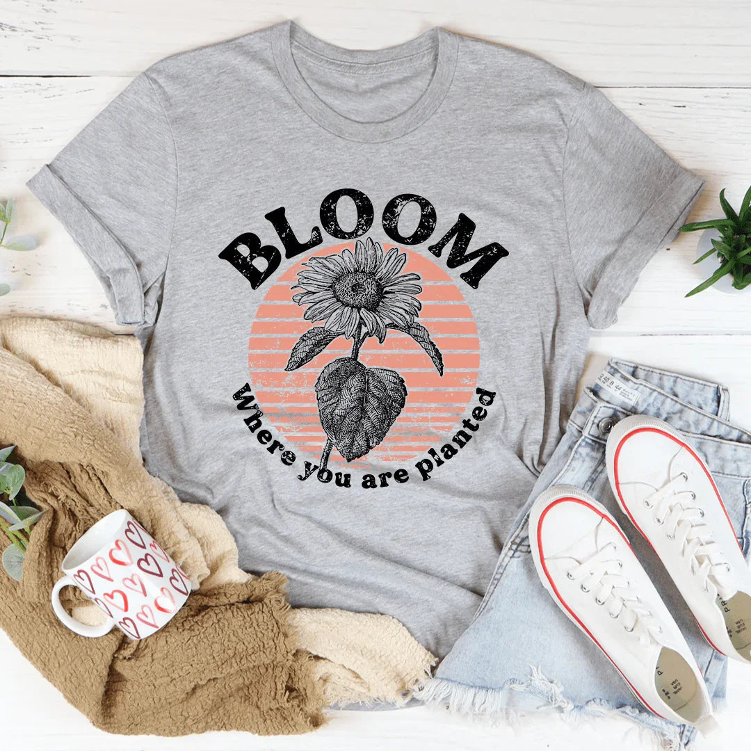 Bloom Where You Are Planted Tee product image 2