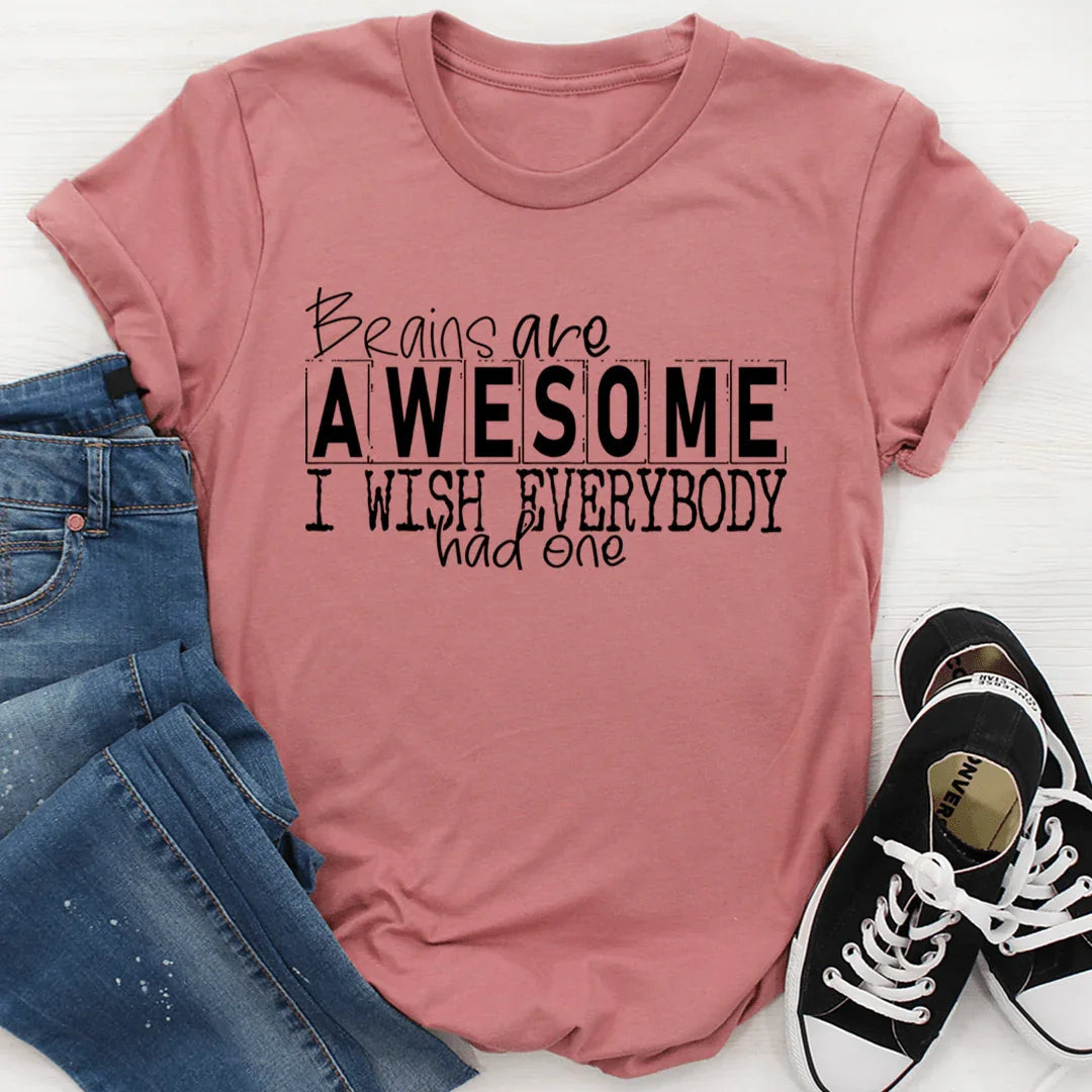 Brains Are Awesome Tee product image 3