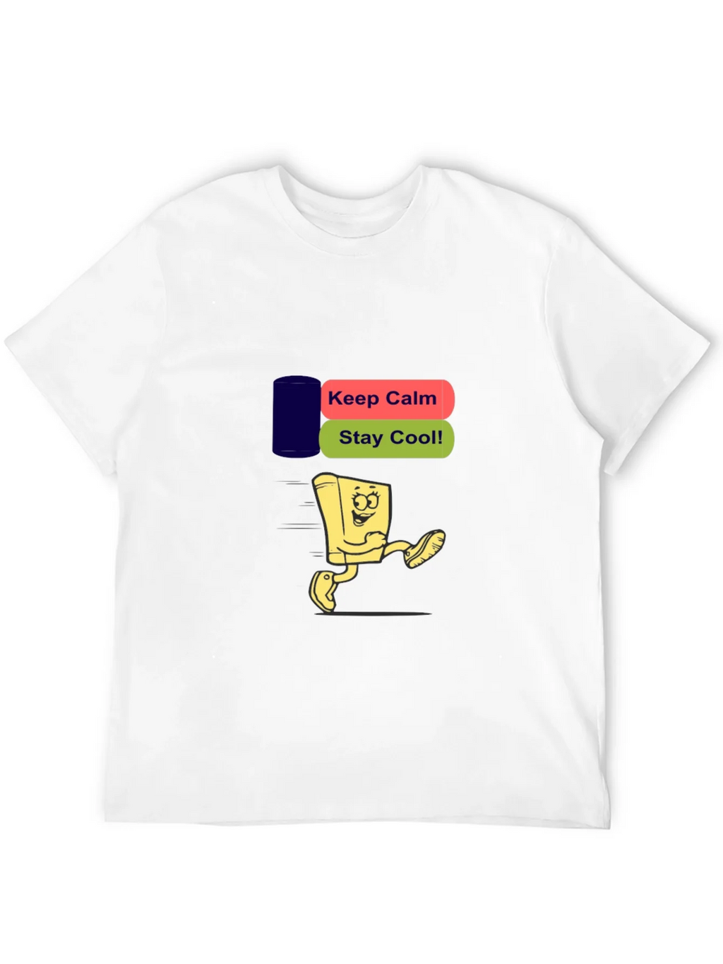 Keep Calm Stay Cool Black T-Shirt product image 7