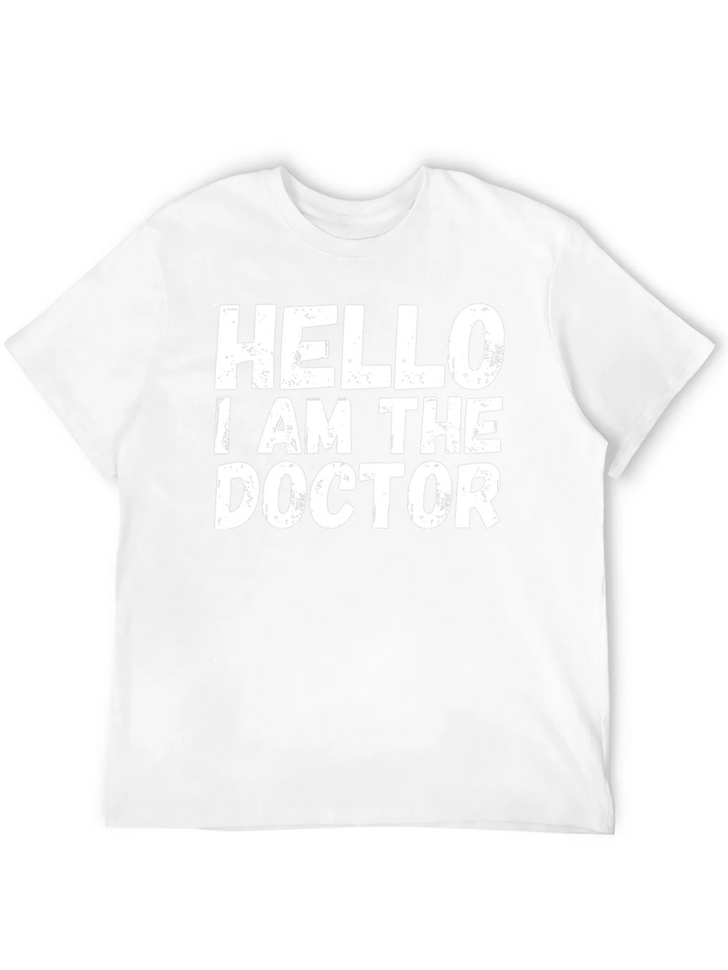 Hello I Am The Doctor T-Shirt - Black Novelty Tee product image 5