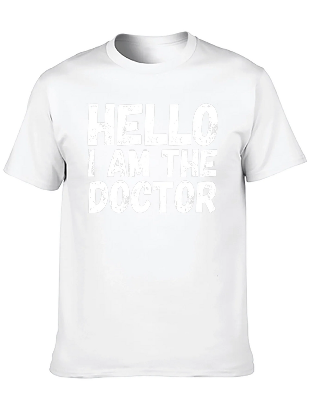 Hello I Am The Doctor T-Shirt - Black Novelty Tee product image 4