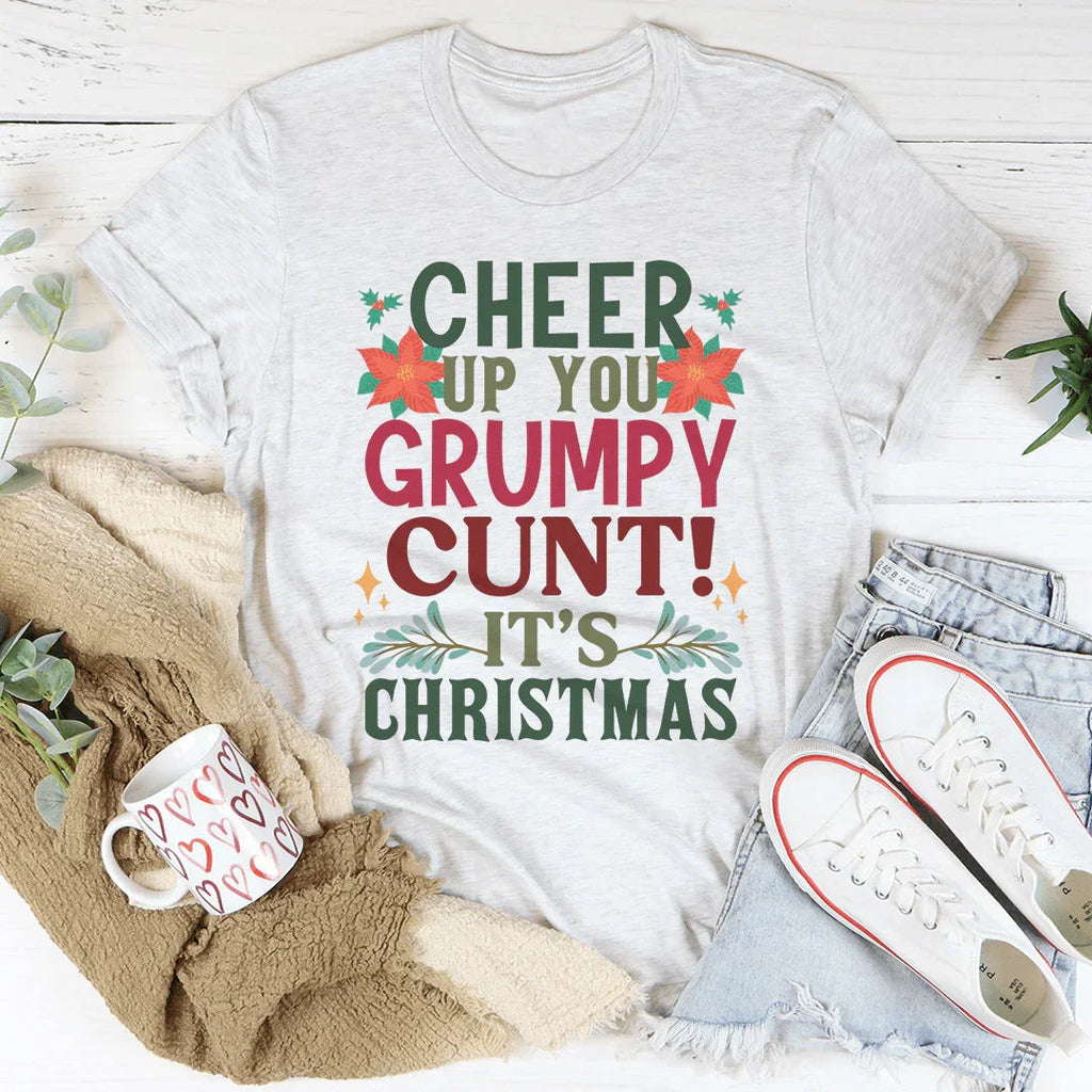 Cheer Up It's Christmas Tee product image 4