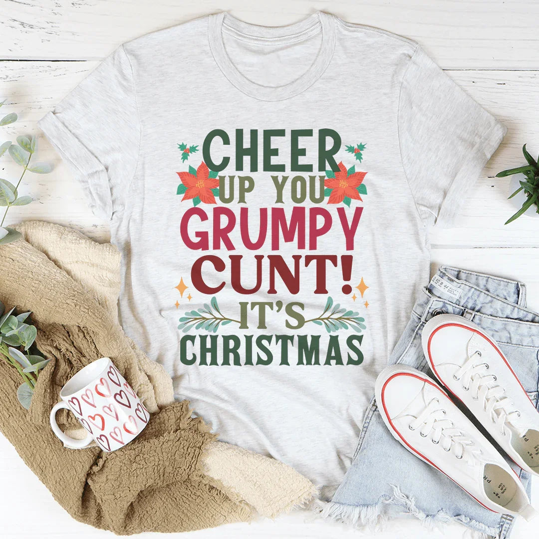 Cheer Up It's Christmas Tee product image 4