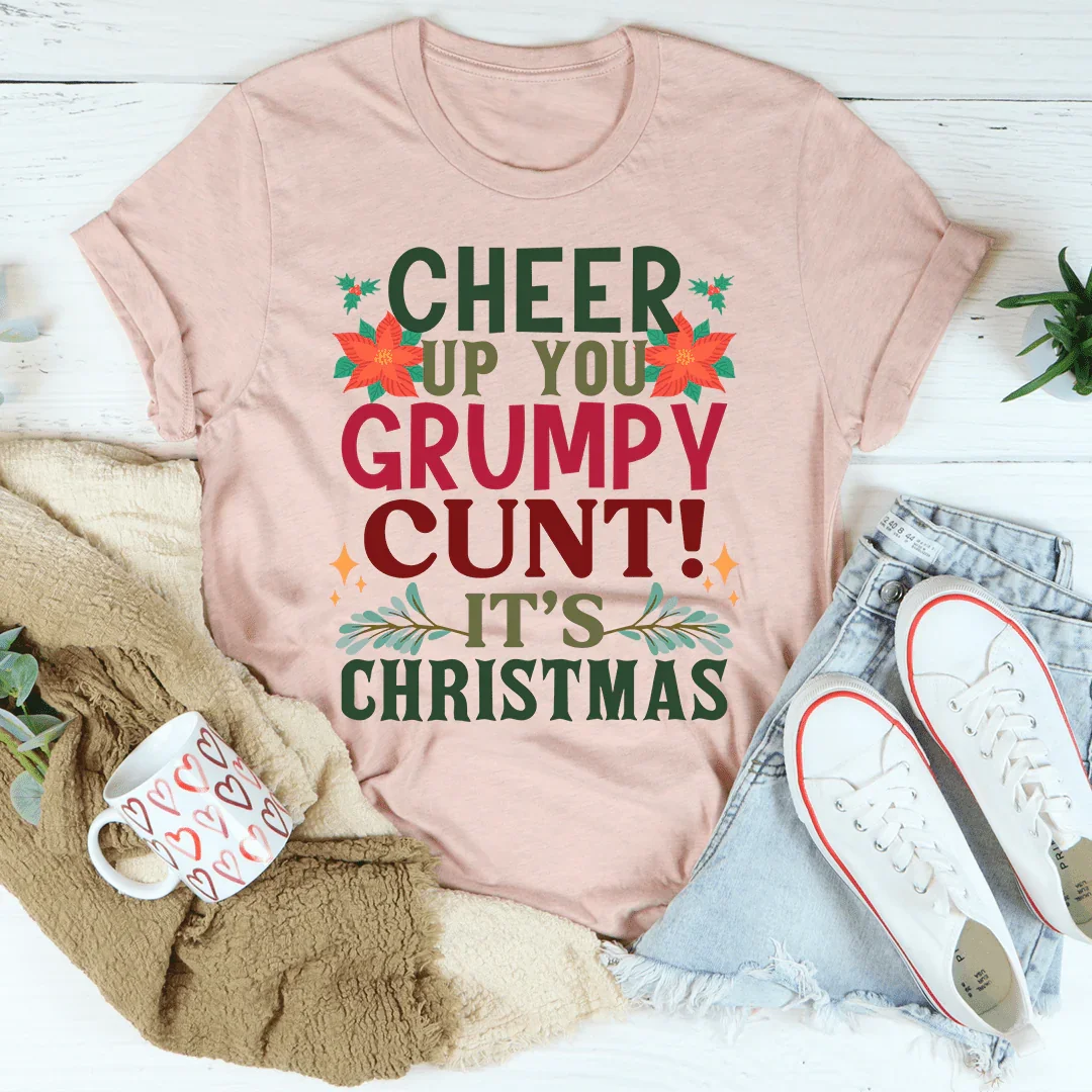 Cheer Up It's Christmas Tee product image 3