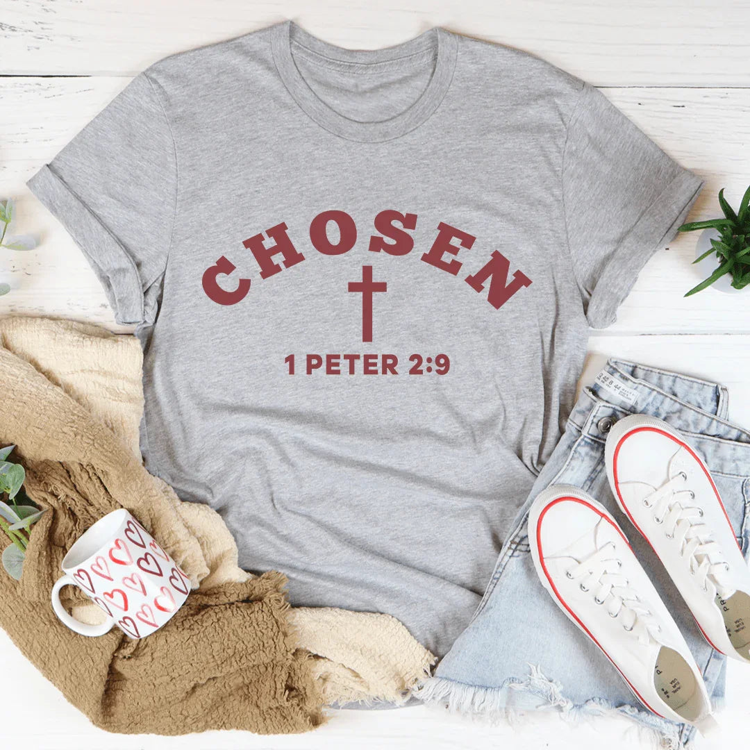 Chosen 1 Peter 2:9 Tee product image 2