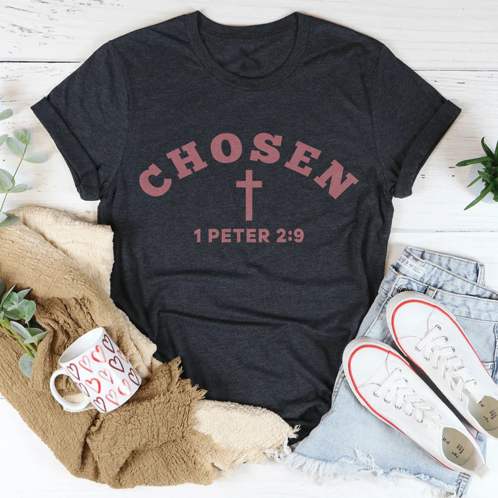 Chosen 1 Peter 2:9 Tee product image 3