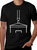Construction Crane Graphic Tee - Black product image 1