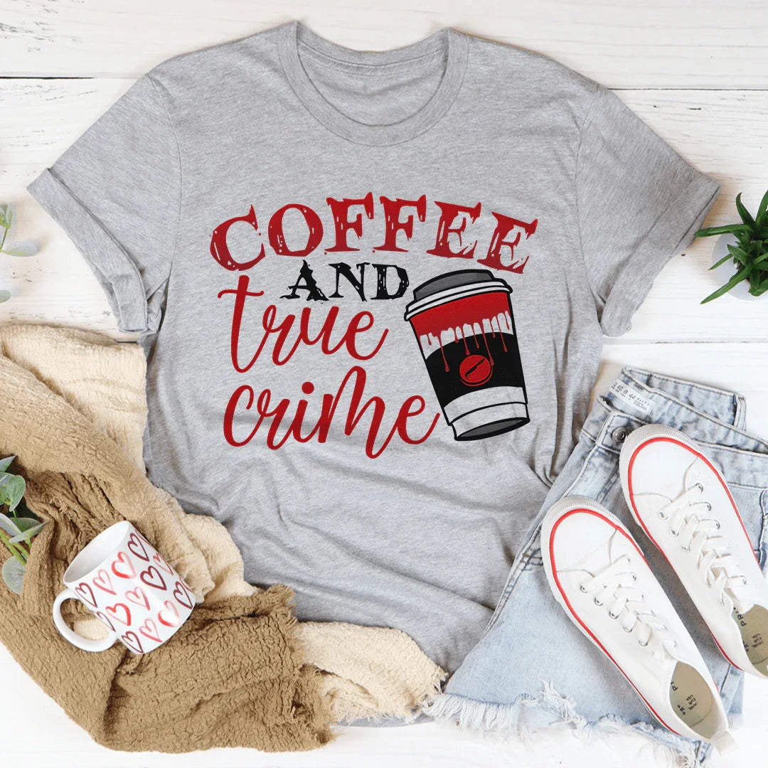Coffee And True Crime Tee product image 2