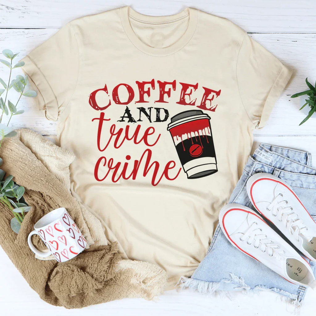 Coffee And True Crime Tee product image 4