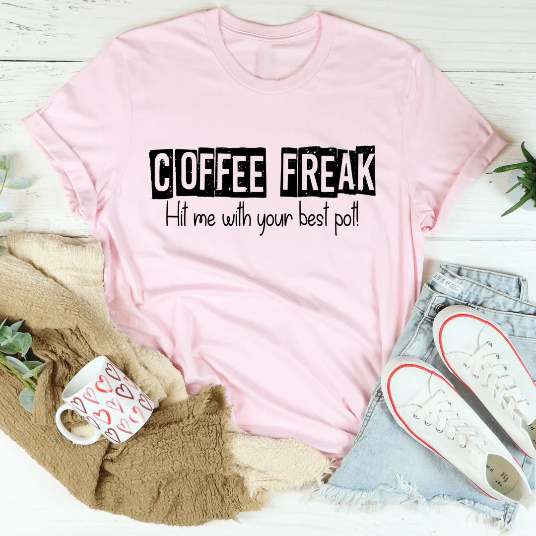 Caffeinated Coffee Lover Graphic Shirt – Freak\" product image 4