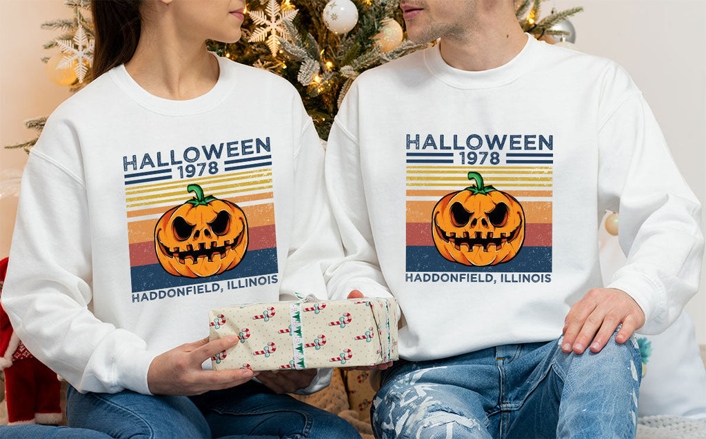 Horror Pumpkin Sweatshirt, Halloween 2022 Funny Long Sleve product image 8