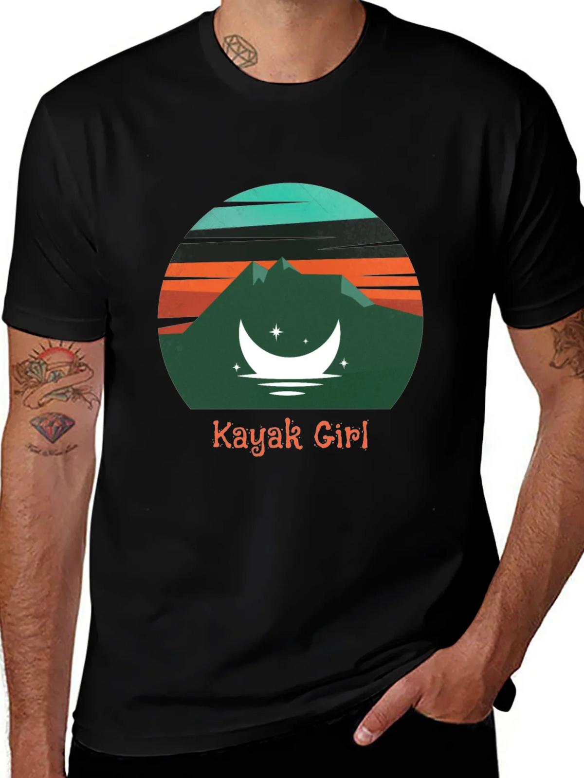 Kayak Girl Graphic Tee - Adventure Awaits! product image 1