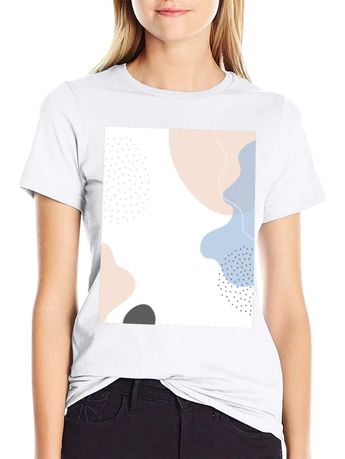Abstract Art Graphic Tee - Modern Casual Shirt product image 2