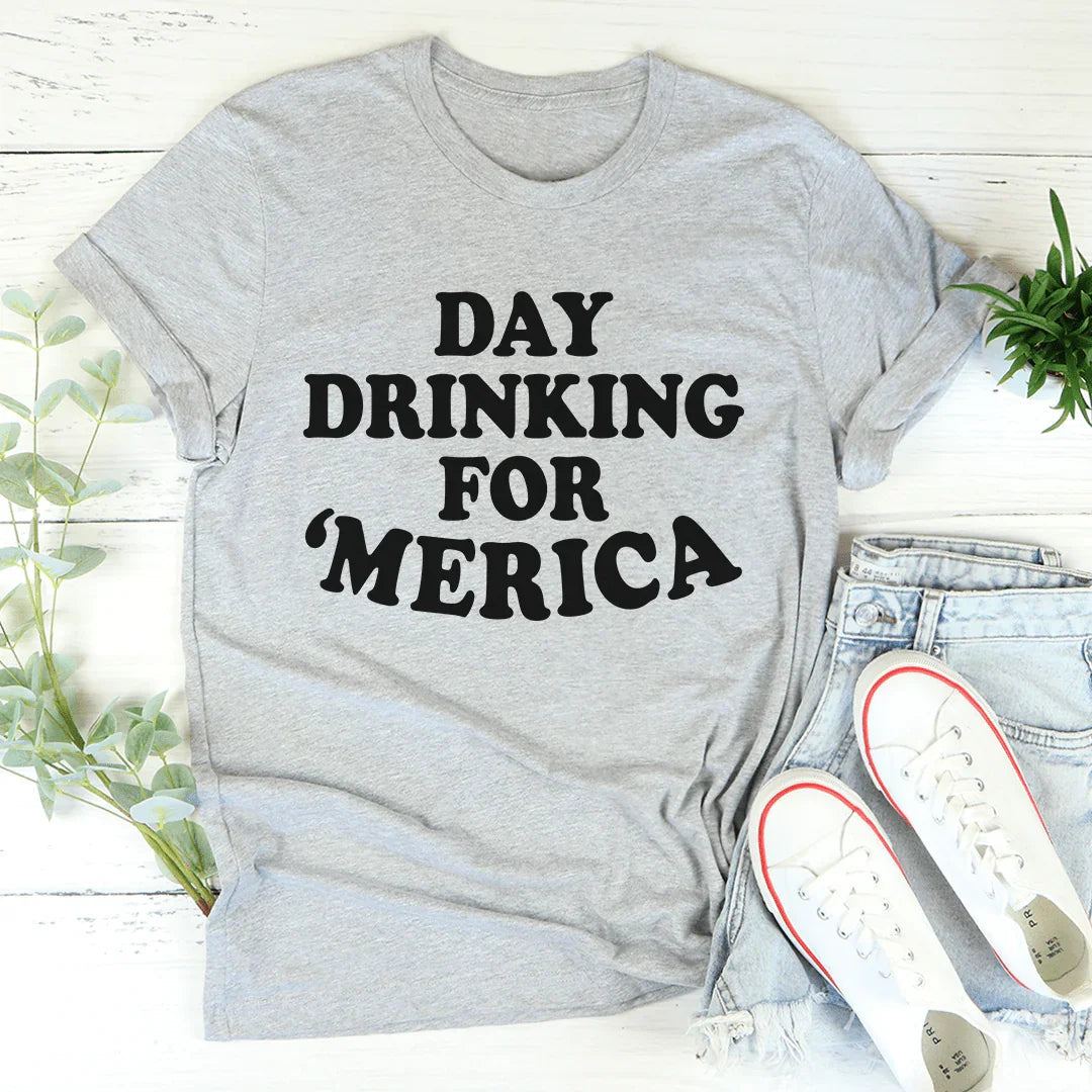 Day Drinking For Merica Tee product image 2