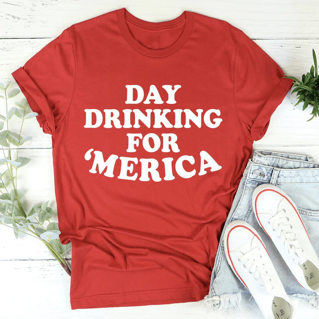 Day Drinking For Merica Tee product image 1