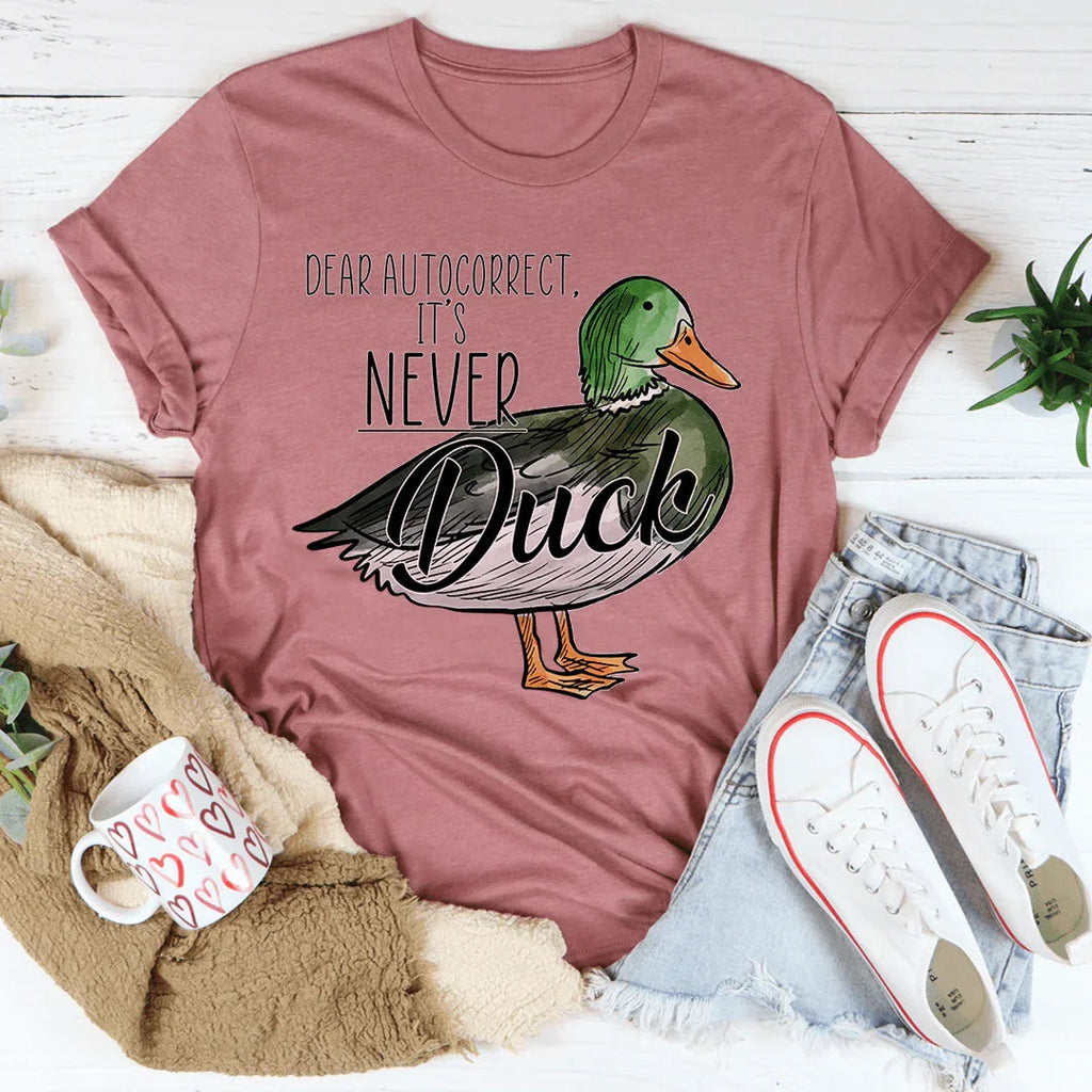Relatable Texting Humor Graphic Shirt – \"DEAR AUTOCORRECT product image 2