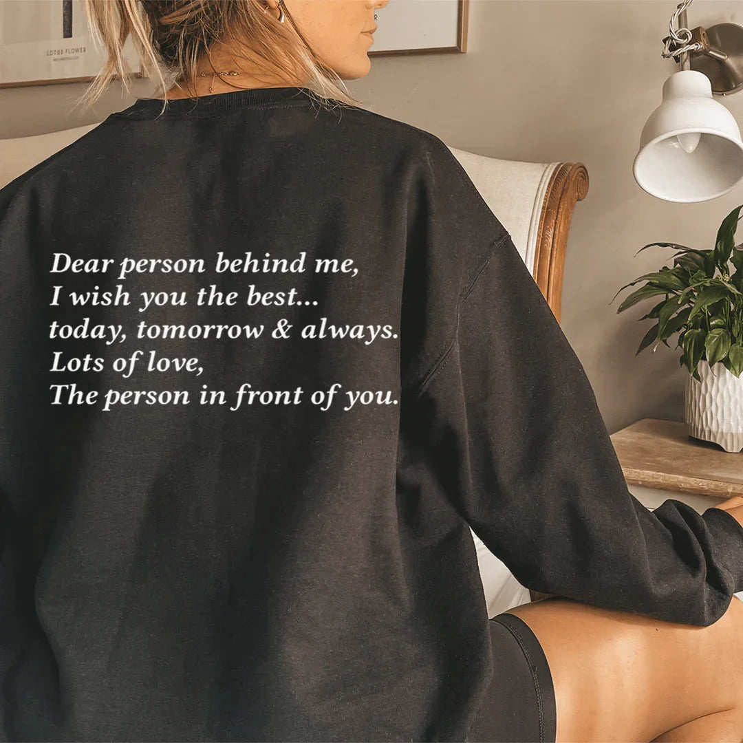 Inspiring Kindness Mental Health Fleece Pullover – \"Dear product image 3