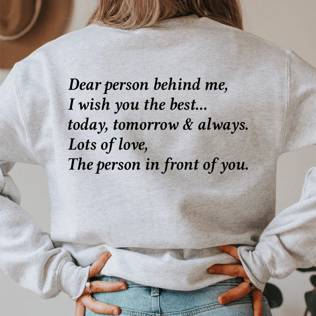 Inspiring Kindness Mental Health Fleece Pullover – \"Dear product image 2