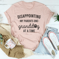 Disappointing My Parents One Granddog At A Time Tee product image 1
