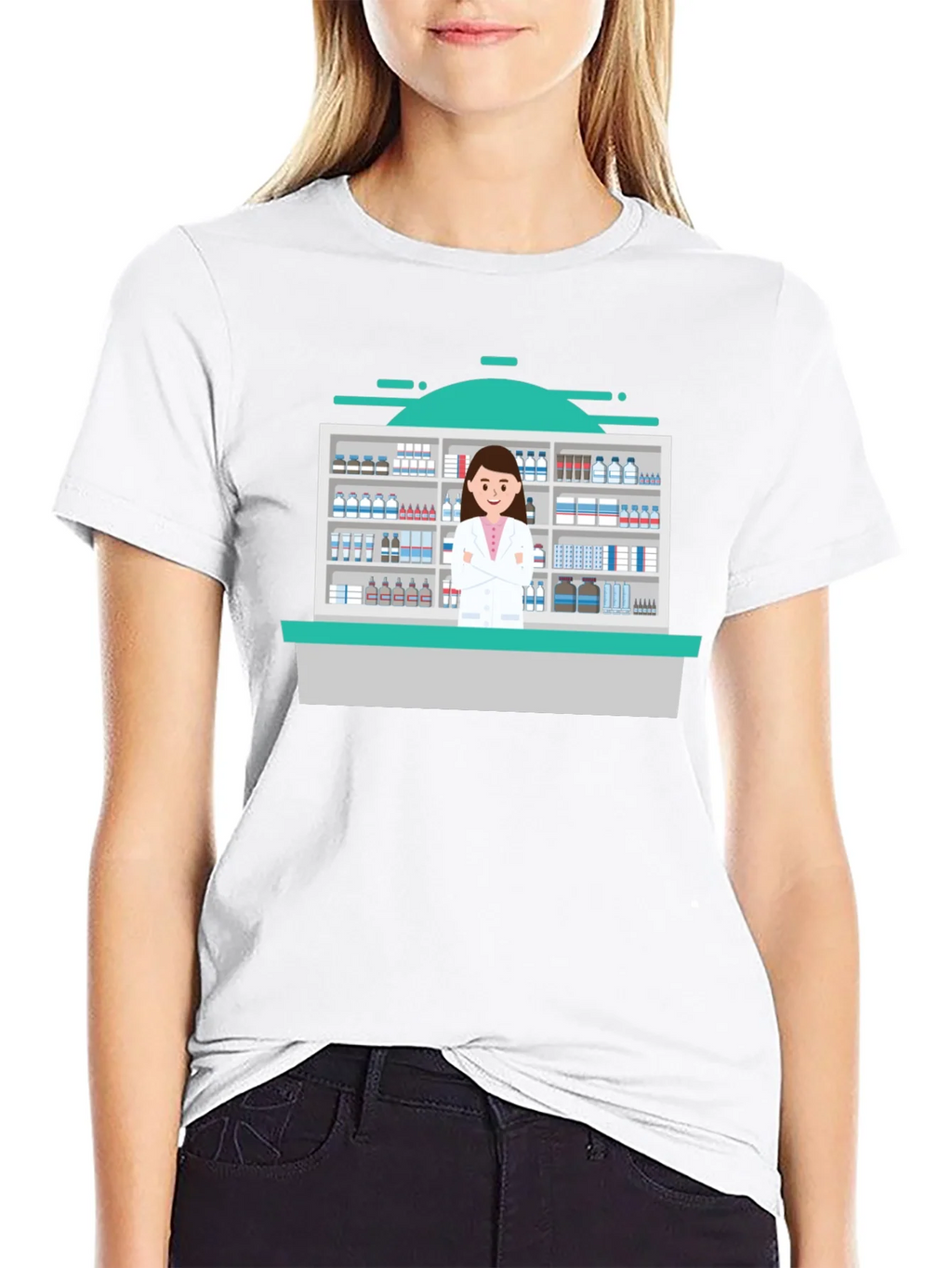 Pharmacist Graphic T-Shirt | Novelty Doctor Shirt product image 3