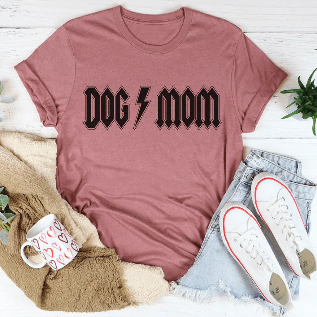 Dog Mom Rocker Tee product image 1