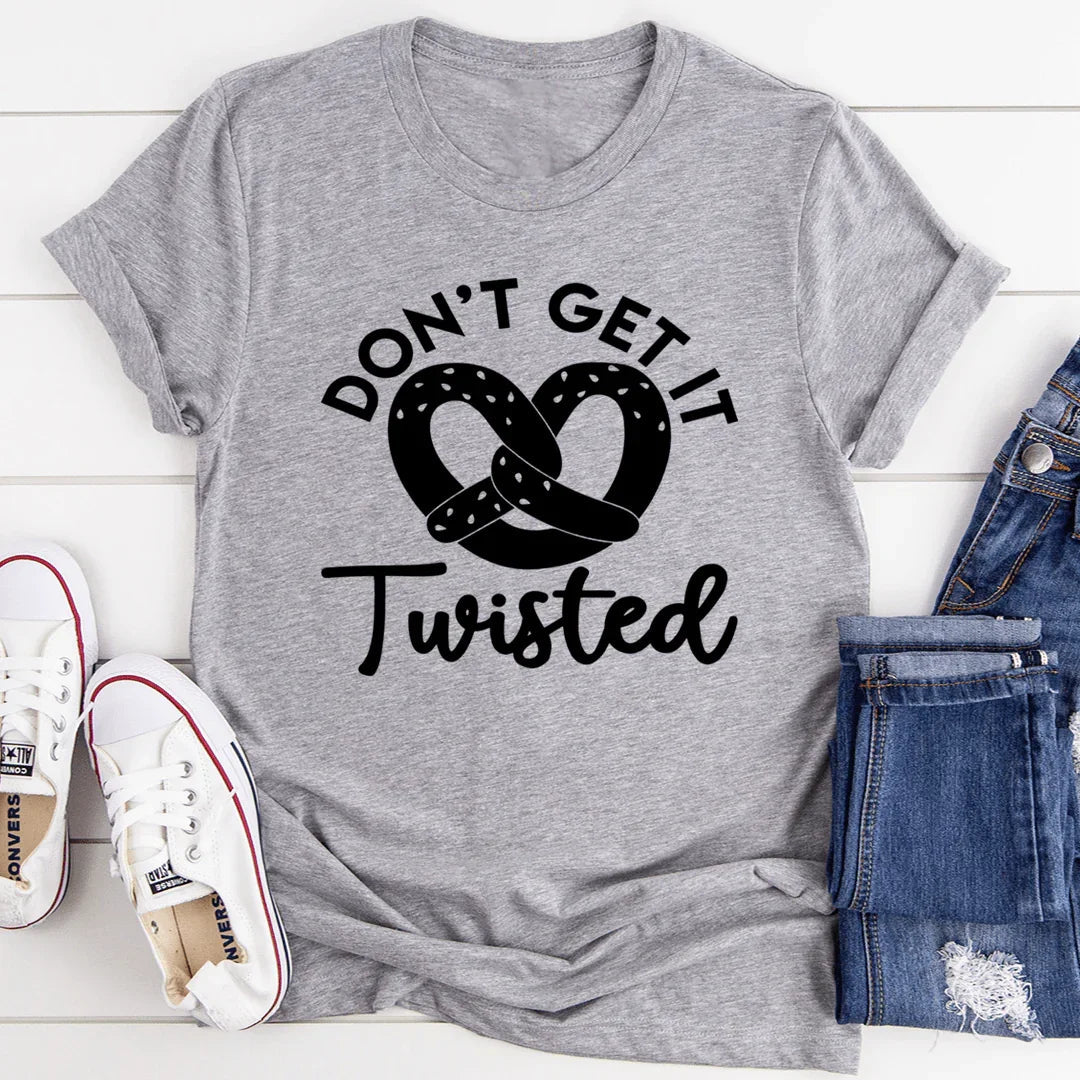 Retro Sassy Pretzel Graphic Shirt – "Don't Get It Twisted" product image 2