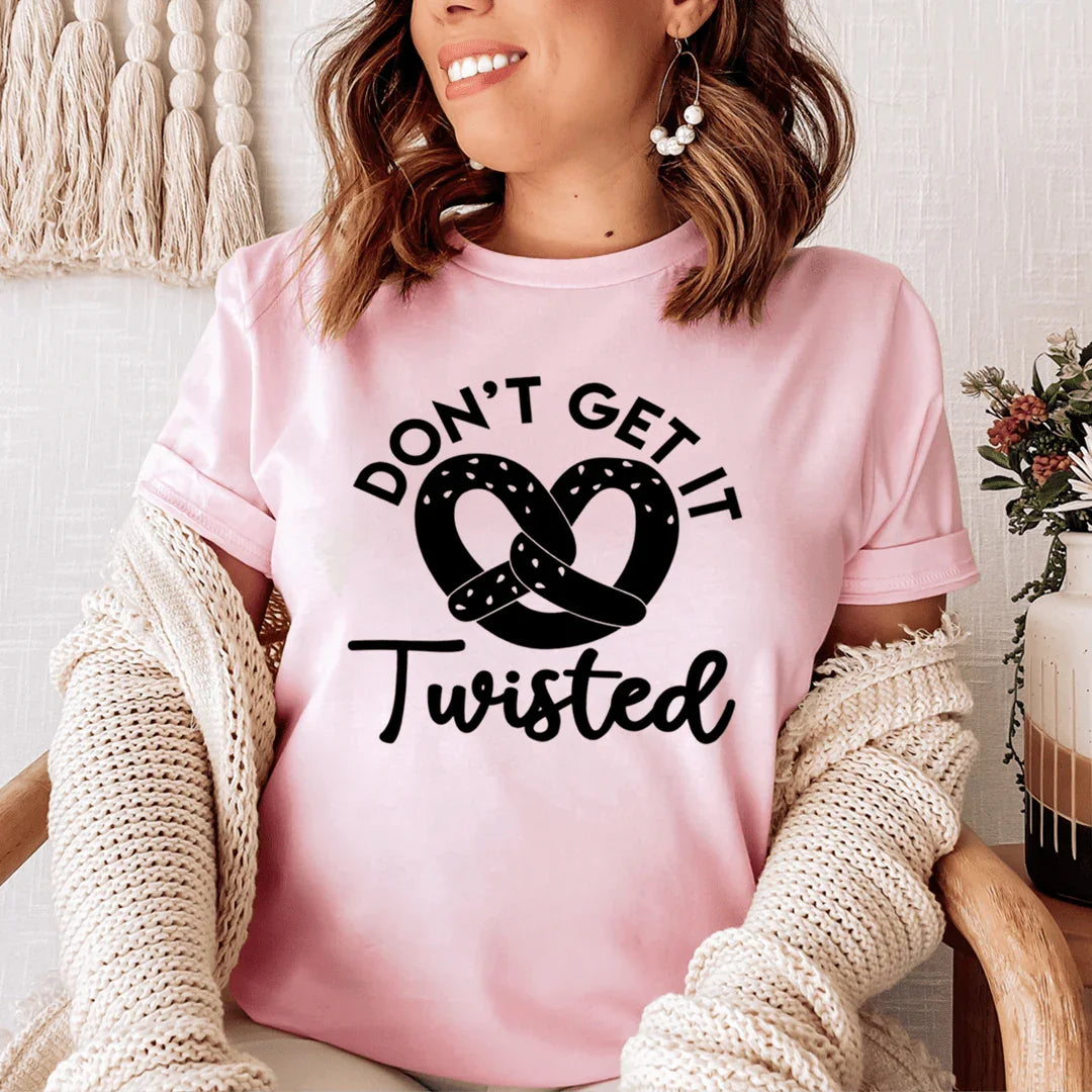 Retro Sassy Pretzel Graphic Shirt – "Don't Get It Twisted" product image 1