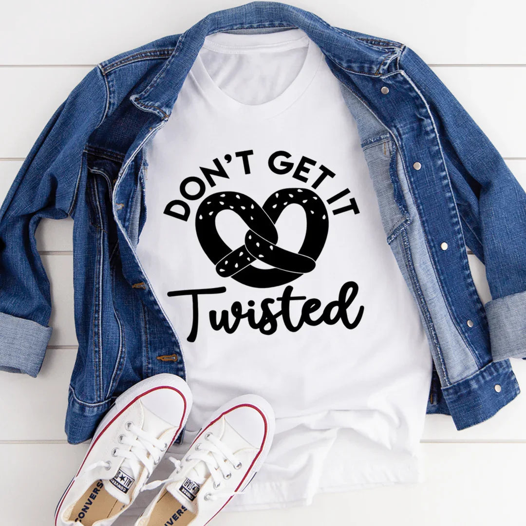Retro Sassy Pretzel Graphic Shirt – "Don't Get It Twisted" product image 4