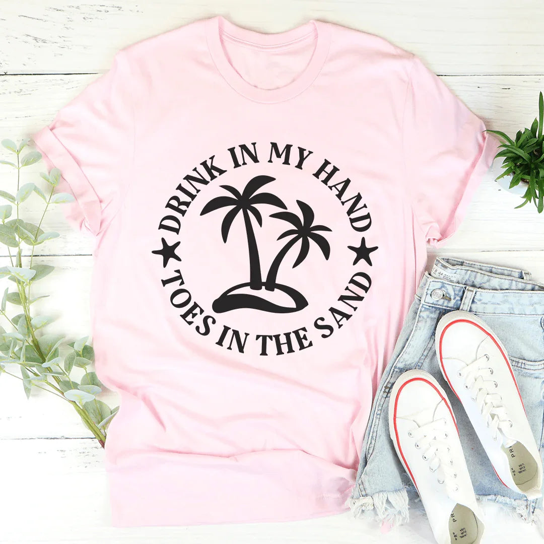 Drink In My Hand Toes In The Sand Tee product image 3
