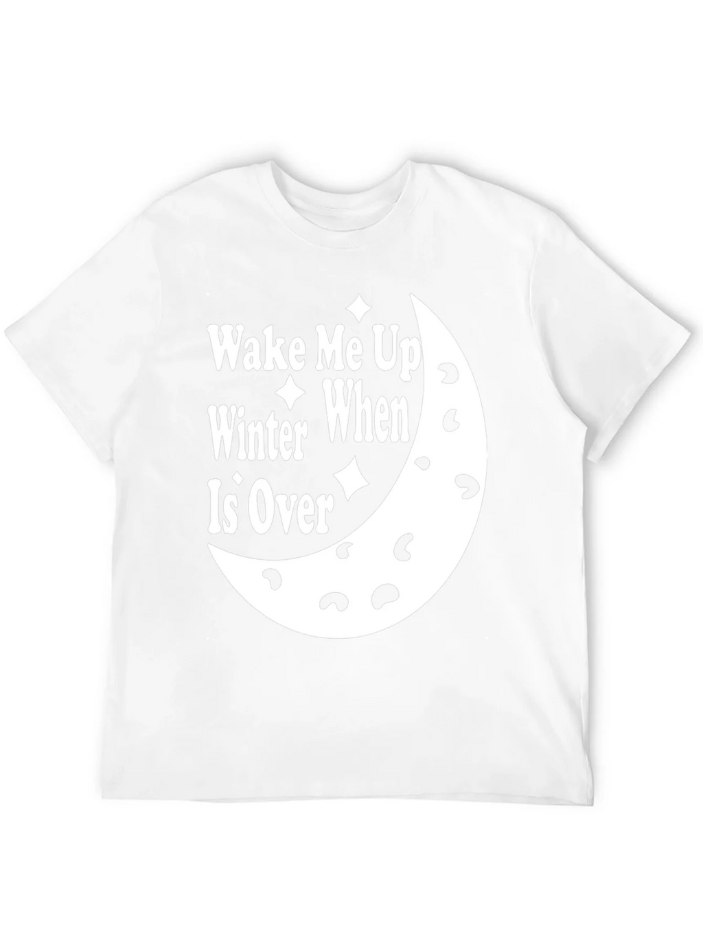 Wake Me Up When Winter Is Over Black T-Shirt product image 6