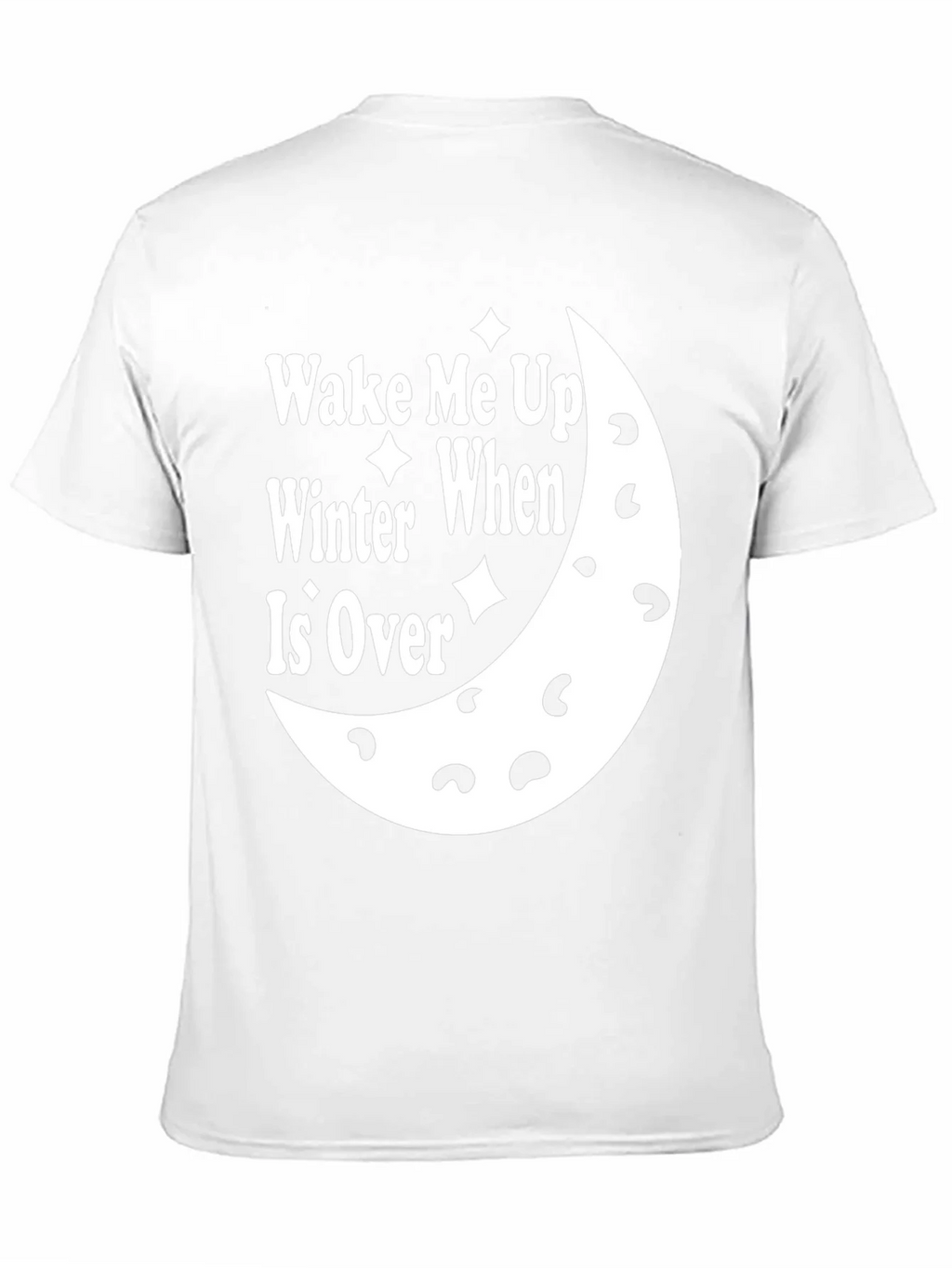 Wake Me Up When Winter Is Over Black T-Shirt product image 5