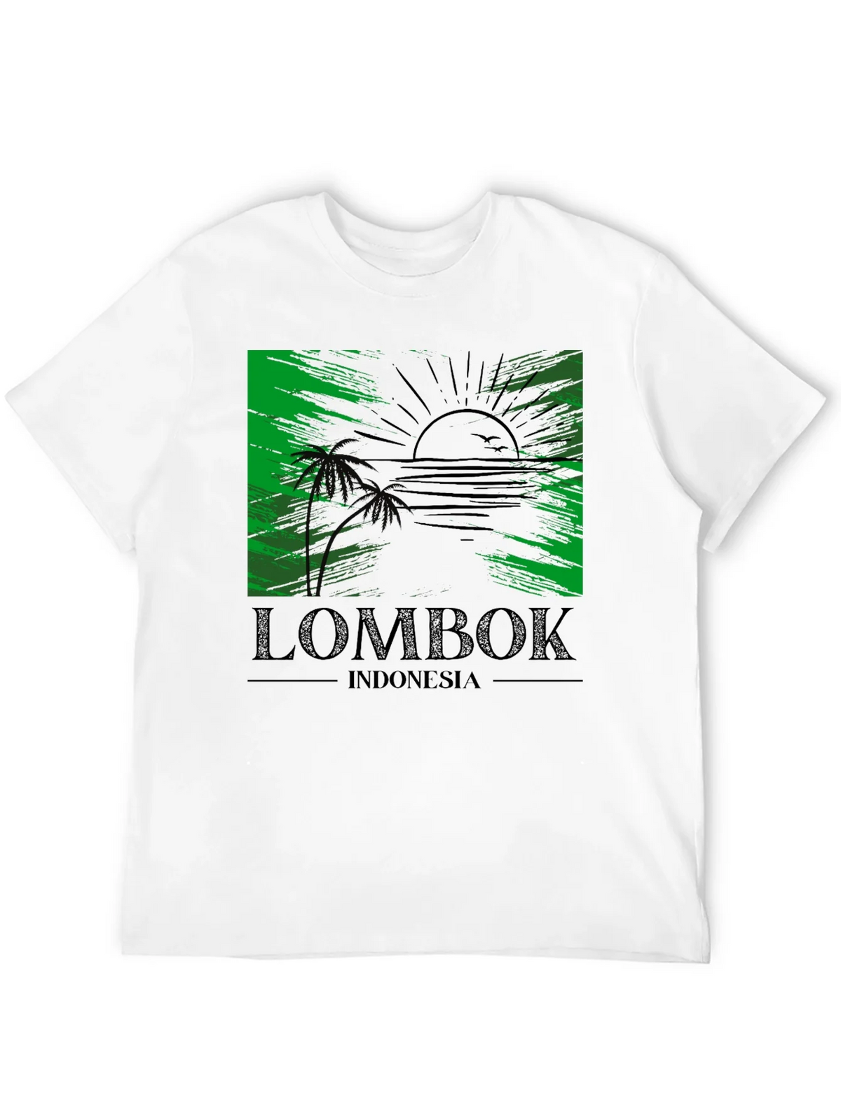Lombok Indonesia T-Shirt Tropical Beach Design product image 8