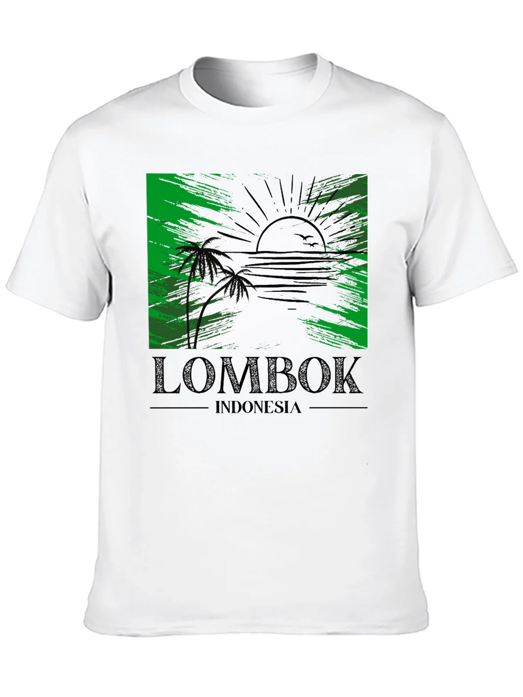 Lombok Indonesia T-Shirt Tropical Beach Design product image 6